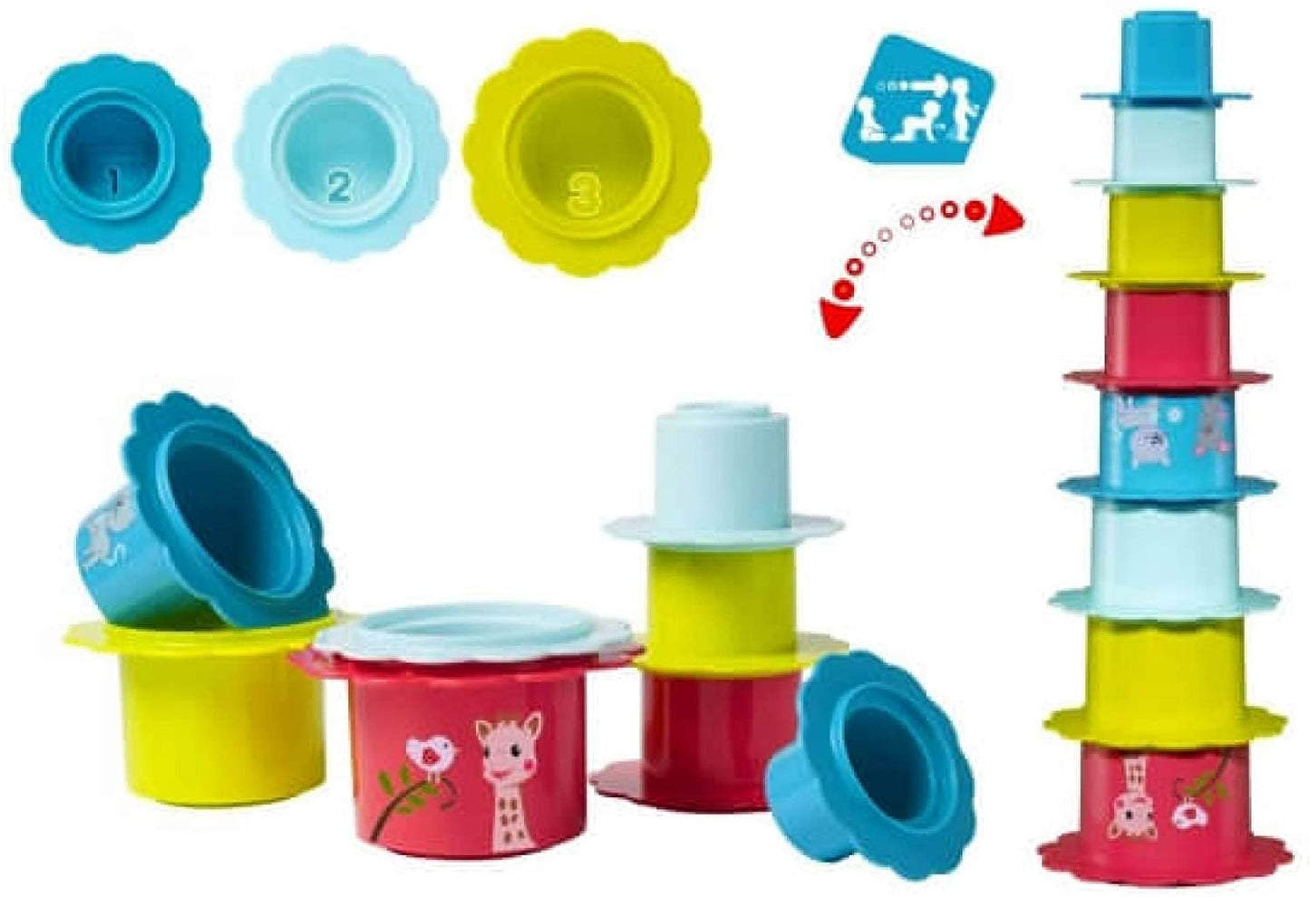 Jirafa Sophie - Kit de actividades motoras