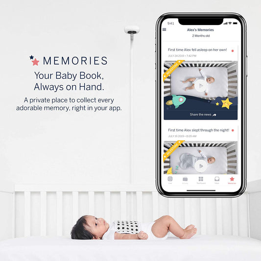 Nanit Pro Monitor de Bebê Inteligente com Suporte de Chão