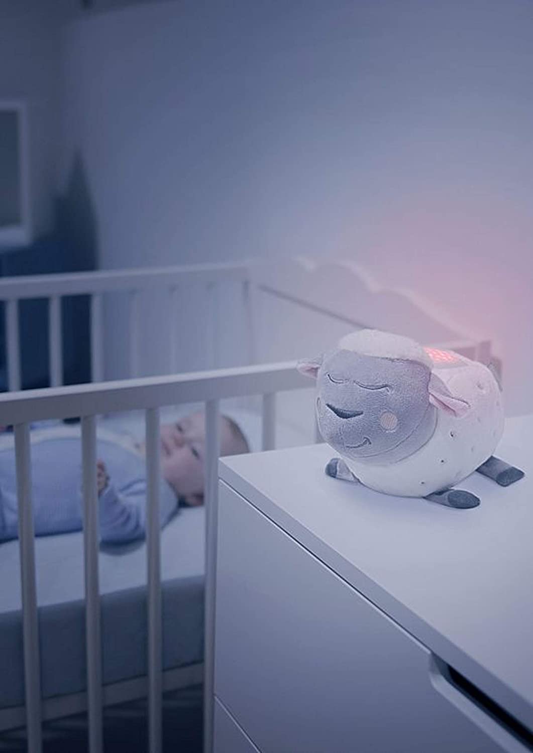 Badabulle Lulu o Cordeiro Luz Noturna de Projeção Musical