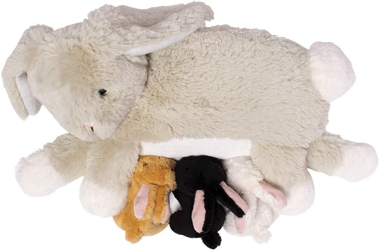 Manhattan - Peluche Nola Coelha amamantando a sus 3 conejitos