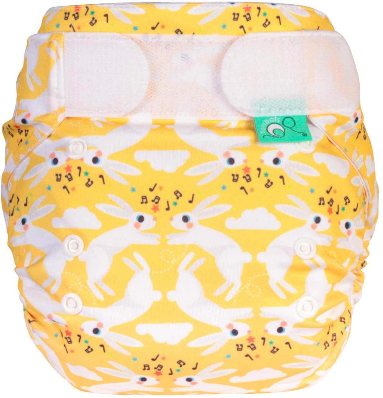 TOTSBOTS - Fraldas reutilizáveis multifuncionais EasyFit de pano superabsorventes, tamanho único