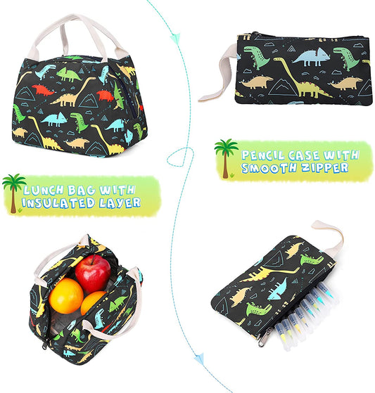 SAMIT - Kit de Mochila Dinossauros 3 peças