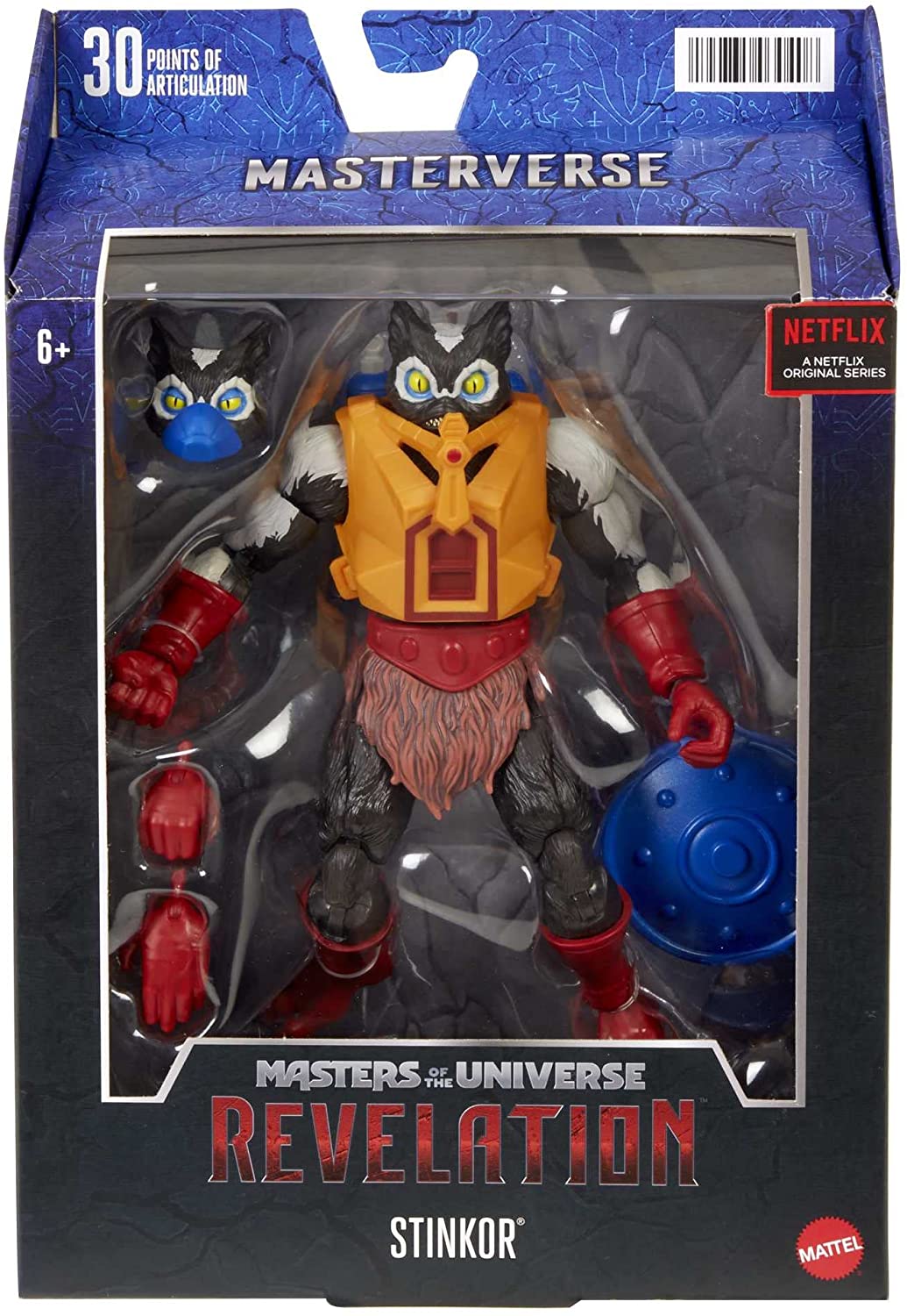 Masters of the Universe - Masterverse Stinkor Figura de acción MOTU de 7 pulgadas
