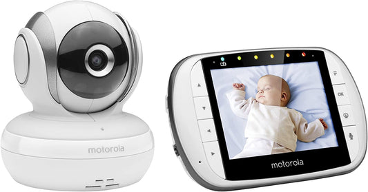 Motorola - Babá Eletrônica Zoom Digital, Áudio e Exibição de Temperatura MBP33XL