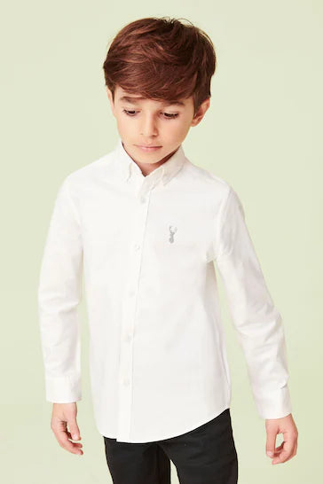NEXT Camisa Oxford Para Hombre – Básico Atemporal De La Marca Inglesa