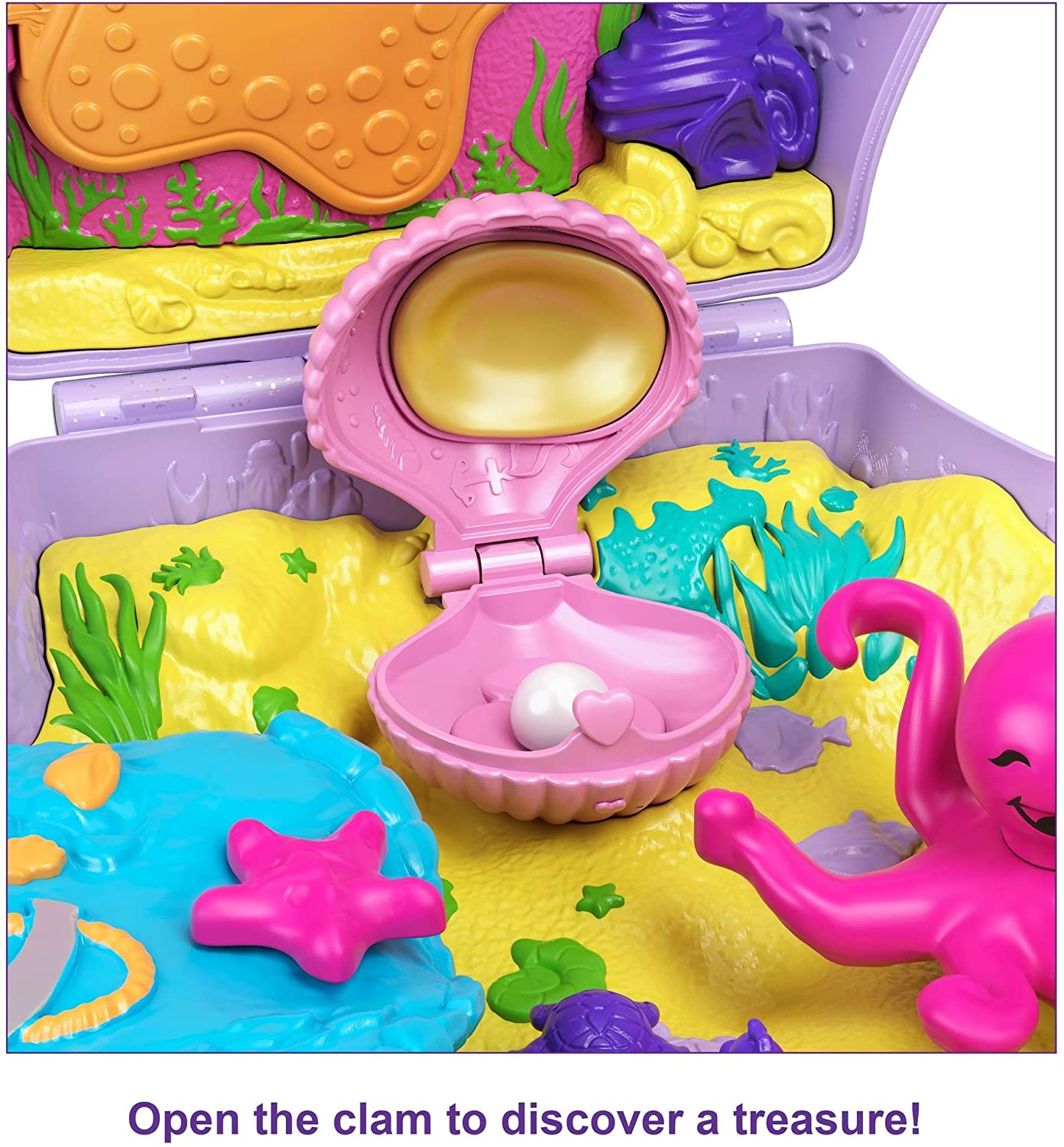 Bolso Polly Pocket Grande En Forma De Concha
