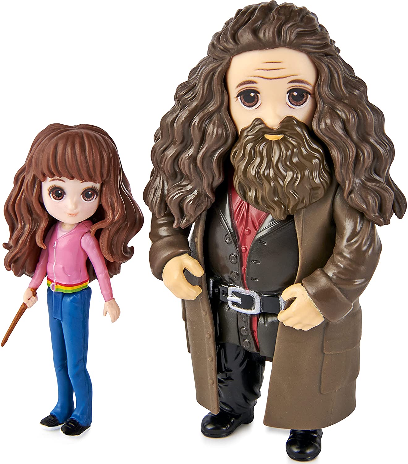 Harry Potter - Mágico Minis Hermione e Rubeus Hagrid Conjunto de Amizade