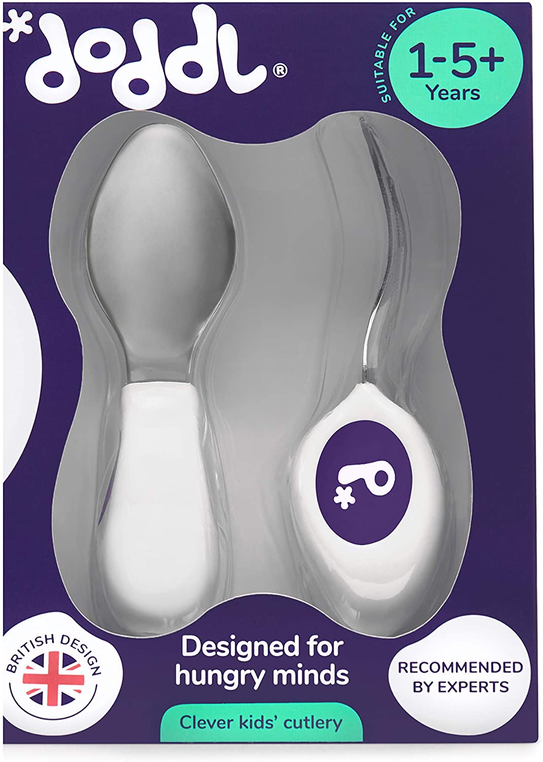 Doddl - Conjunto de talheres para crianças 2 peças