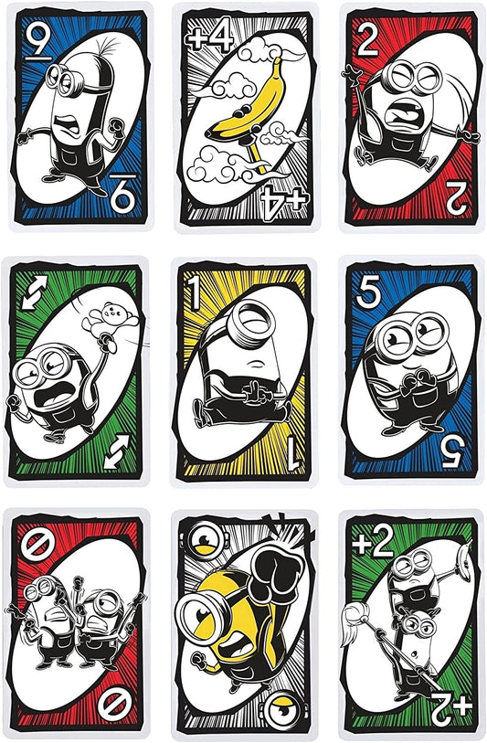 Mattel Games GKD75 Uno Juego de cartas Minions