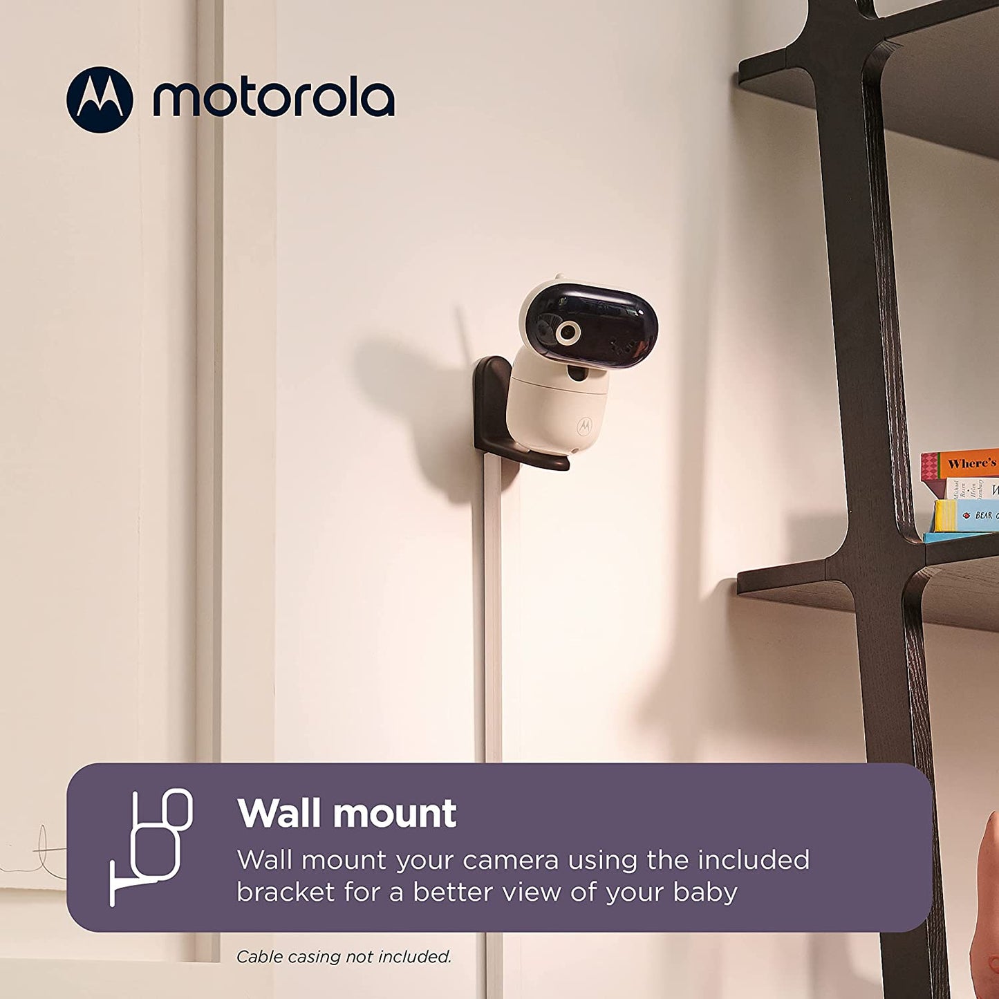 Motorola - Vigilabebés Incluye Soporte De Pared PIP1010 CON