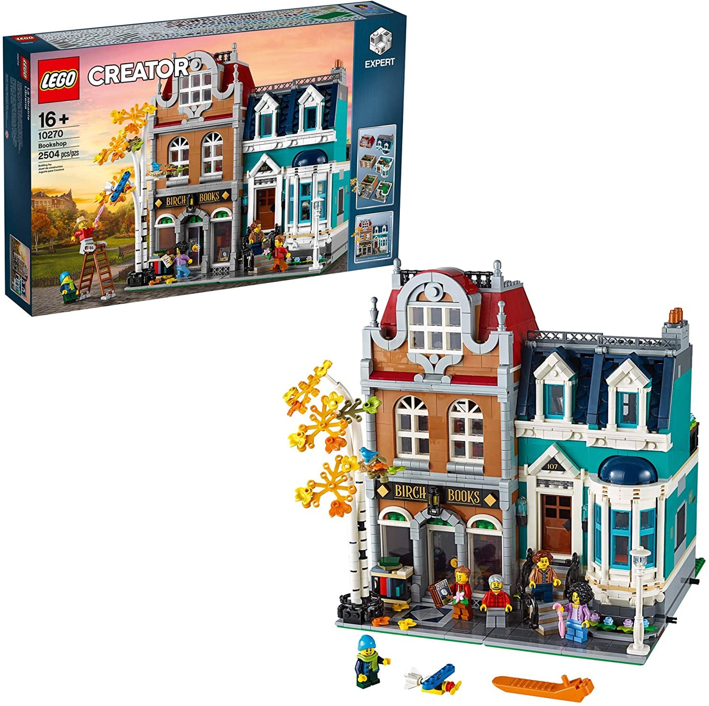 LEGO 10270 - Set de Construcción Modular Librería Creator Expert para Adultos