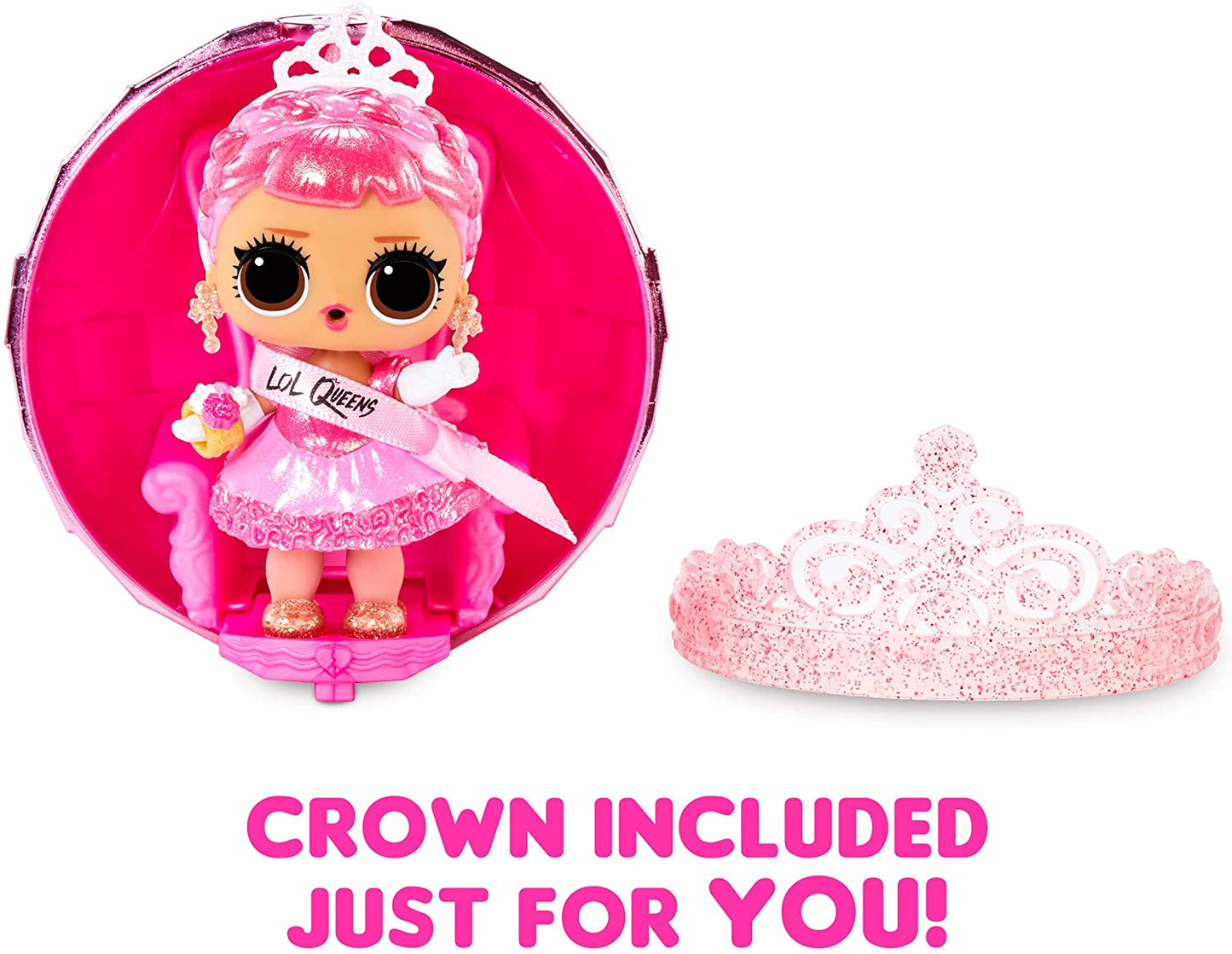 Jajaja ¡Sorpresa! 579830EUC LOL Queens-Surtido Aleatorio-Muñeca Real con 9 Sorpresas