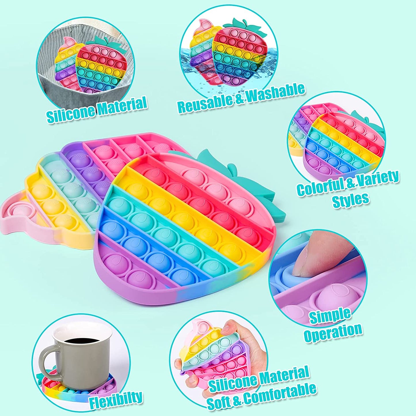 Thedrroy Fidget - Brinquedo para alivio do estresse