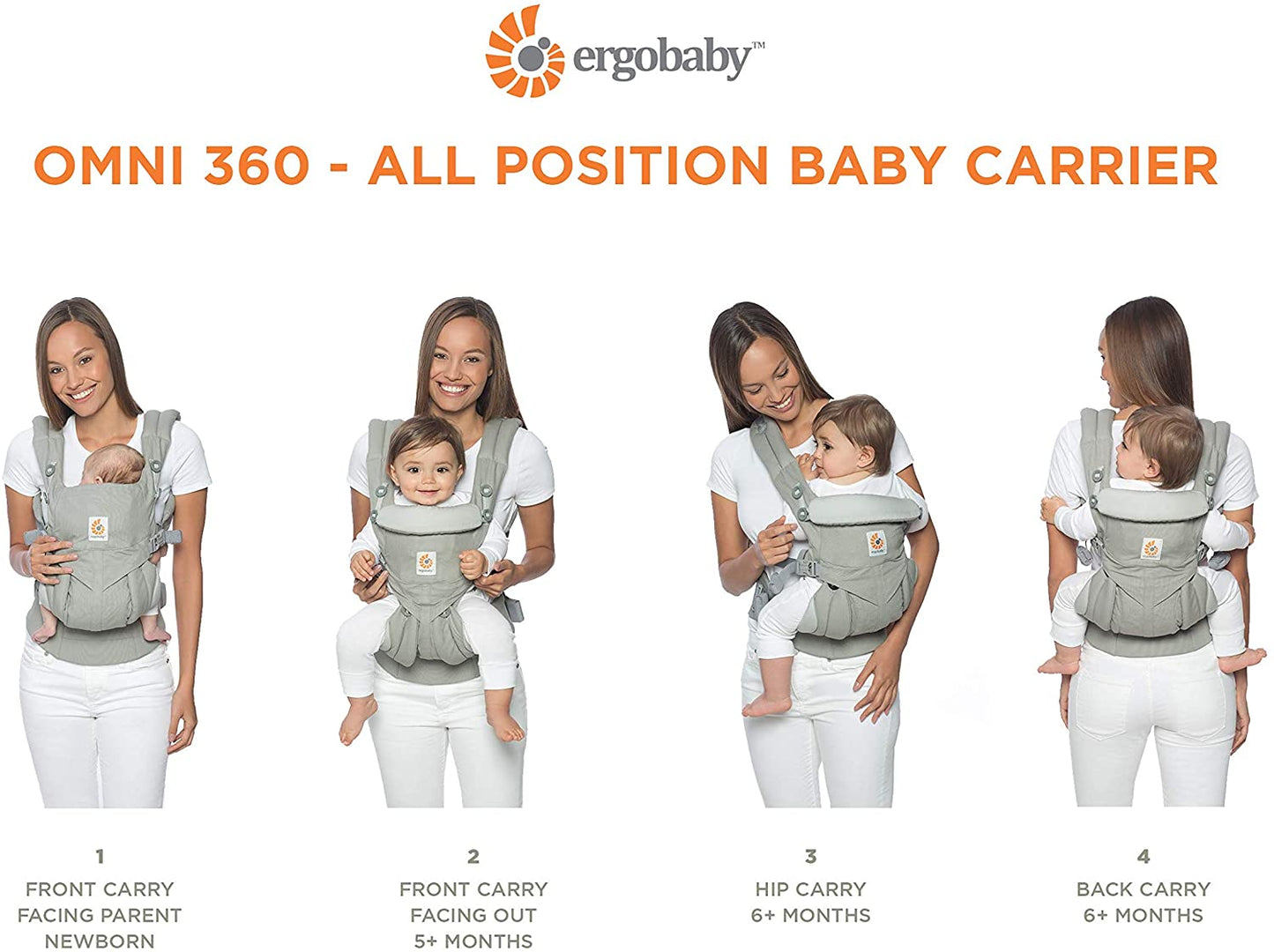 Ergobaby Omni 360 Cool Air Mesh Canguru 4 Posições