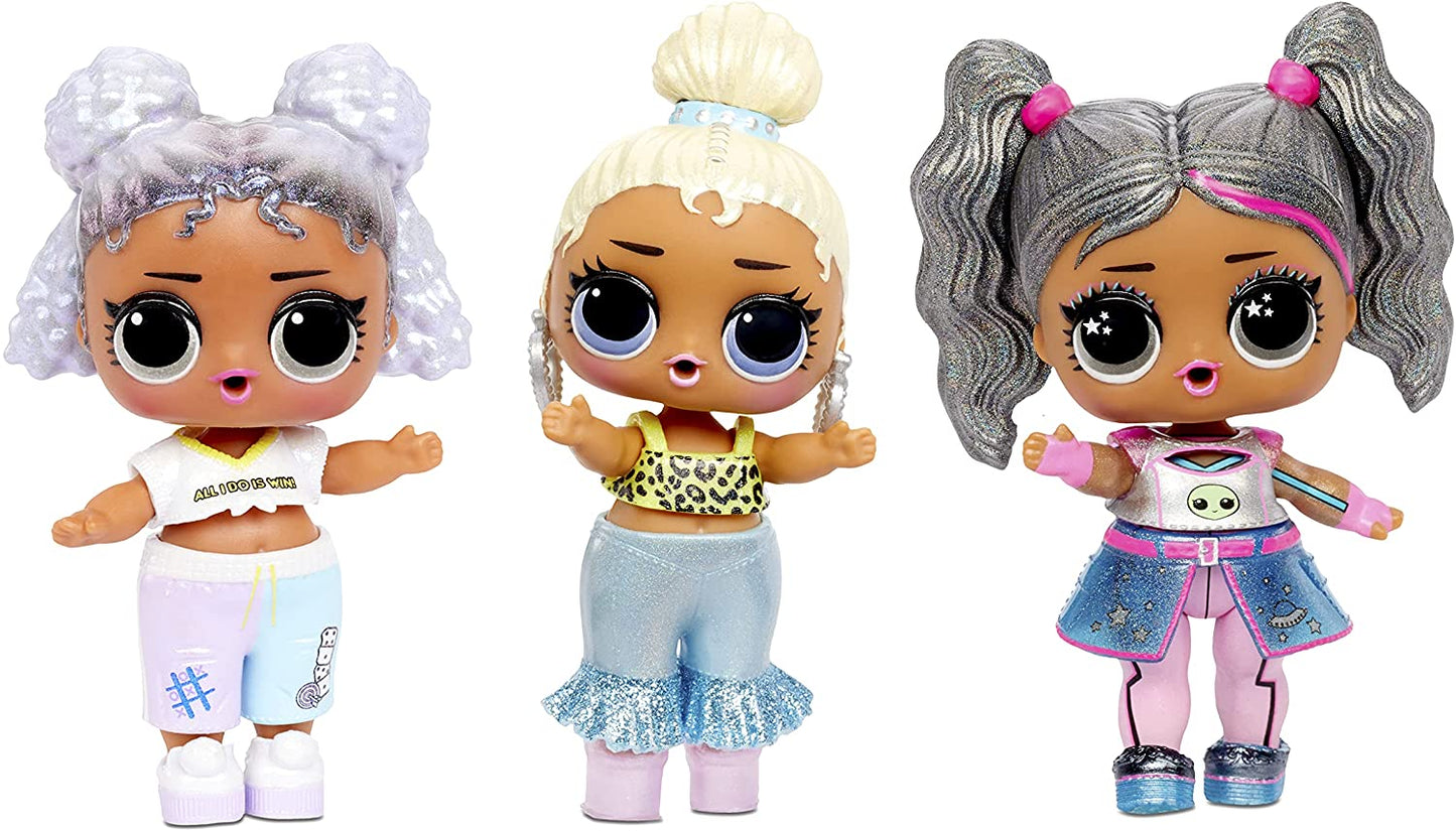 L.O.L Surprise Present Surprise. Boneca temática do mês de aniversário com 8 surpresas