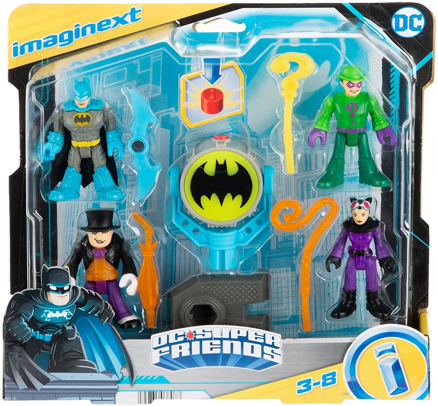 Imaginext DC Super Friends Bat-Tech Bat-Signal Multipack