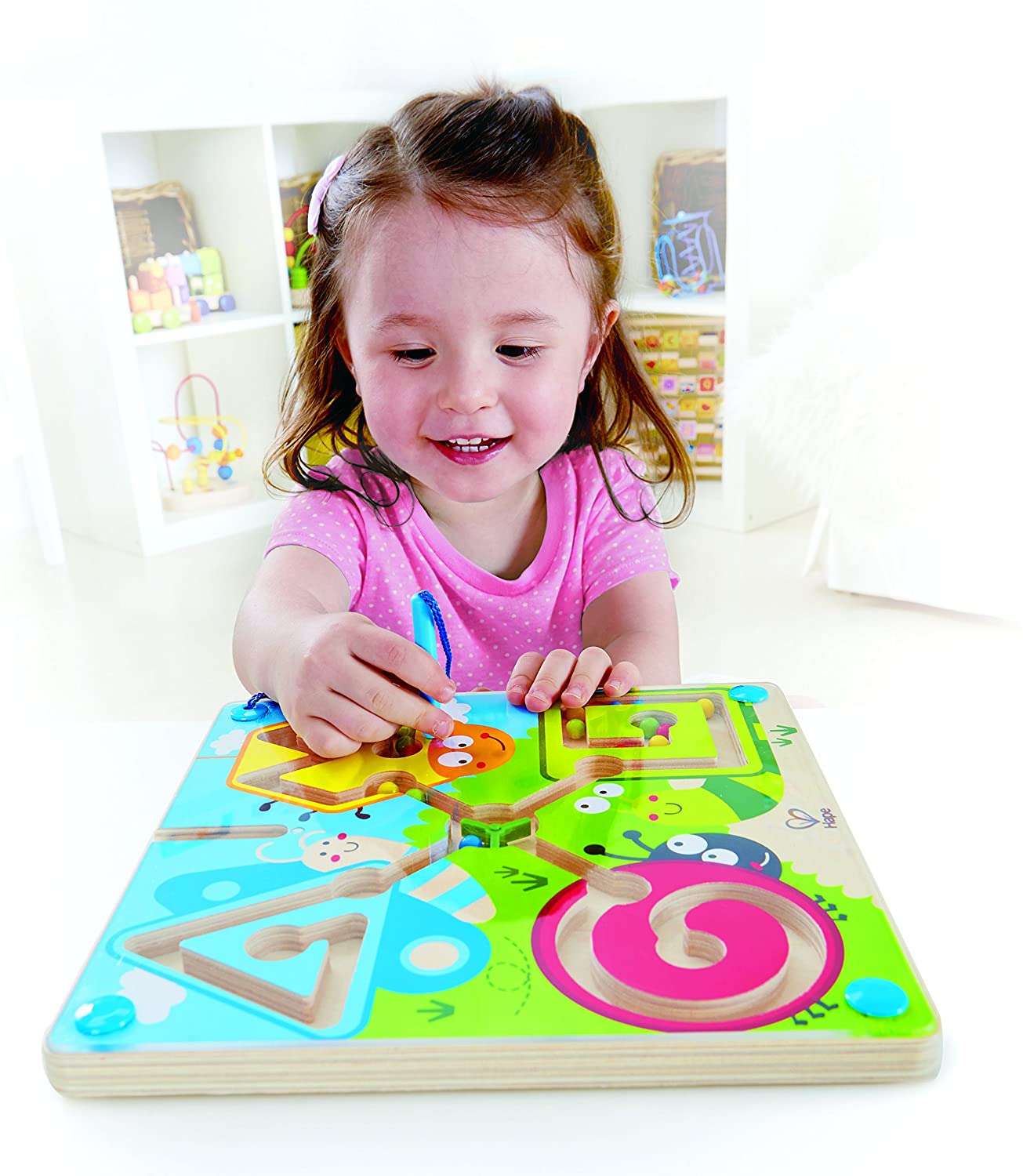 Hape - Labirinto magnético de madeira