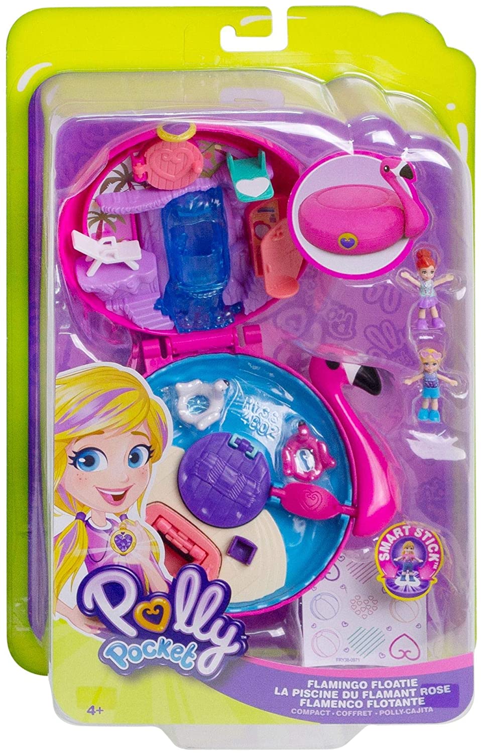 Polly Pocket FRY38 Flamingo Flutuante, Multi-Color