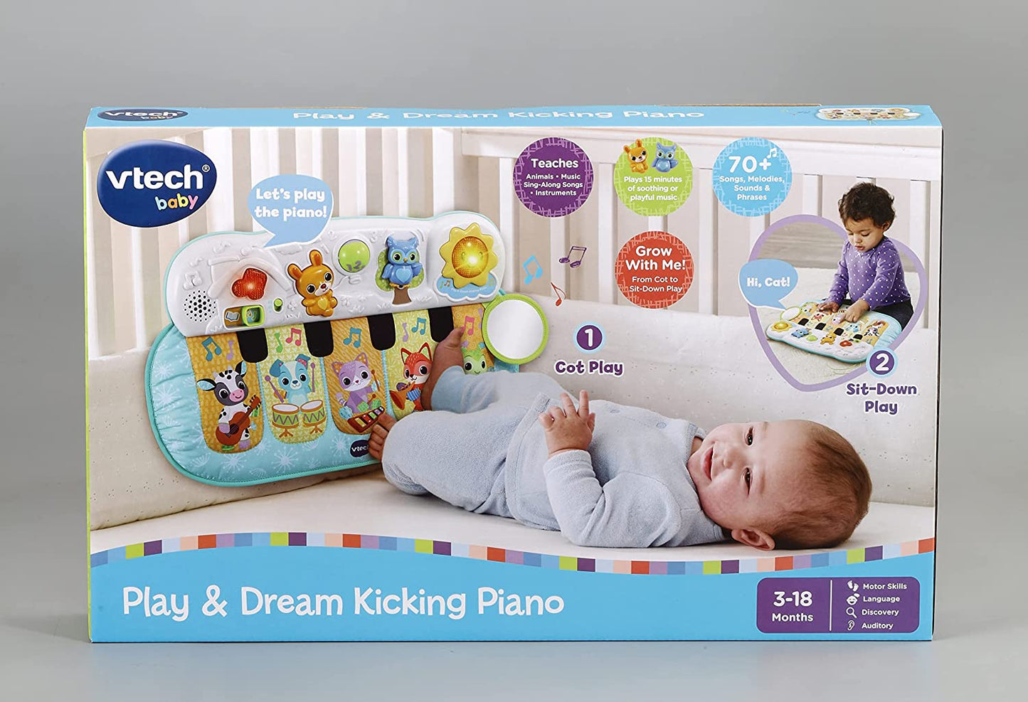 VTech - Piano de Desenvolvimento com Sons e Música (3 a 18 meses)