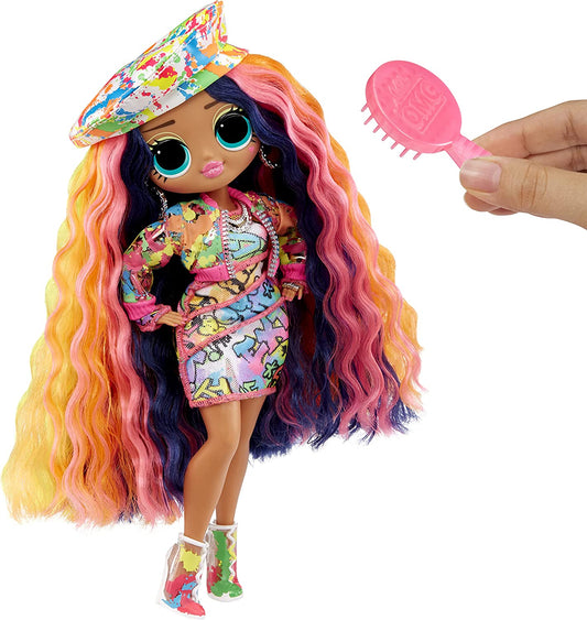 L.O.L. Surprise! Boneca Fashion, Roupas e Accessories Sketches 581857EUC - 20 Surpresas 4+