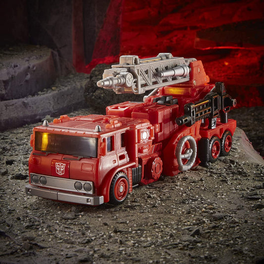 Transformers - Kingdom Voyager WFC-K19 Inferno Acción