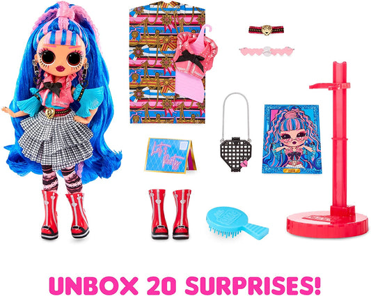 L.O.L. Surprise! 579915EUC LOL OMG Queens Fashion Doll-Prism-with 20 Surprises