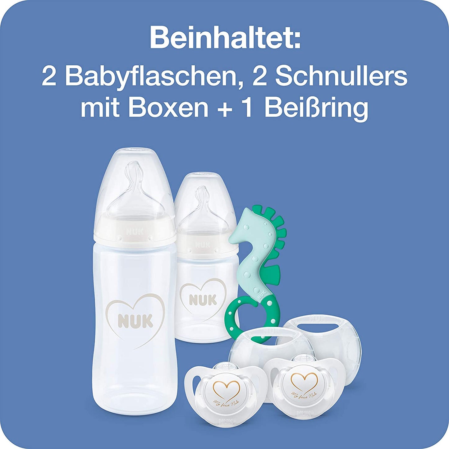 NUK First Choice+ Mamadeiras com Controle de Temperatura - Kit Recém Nascido