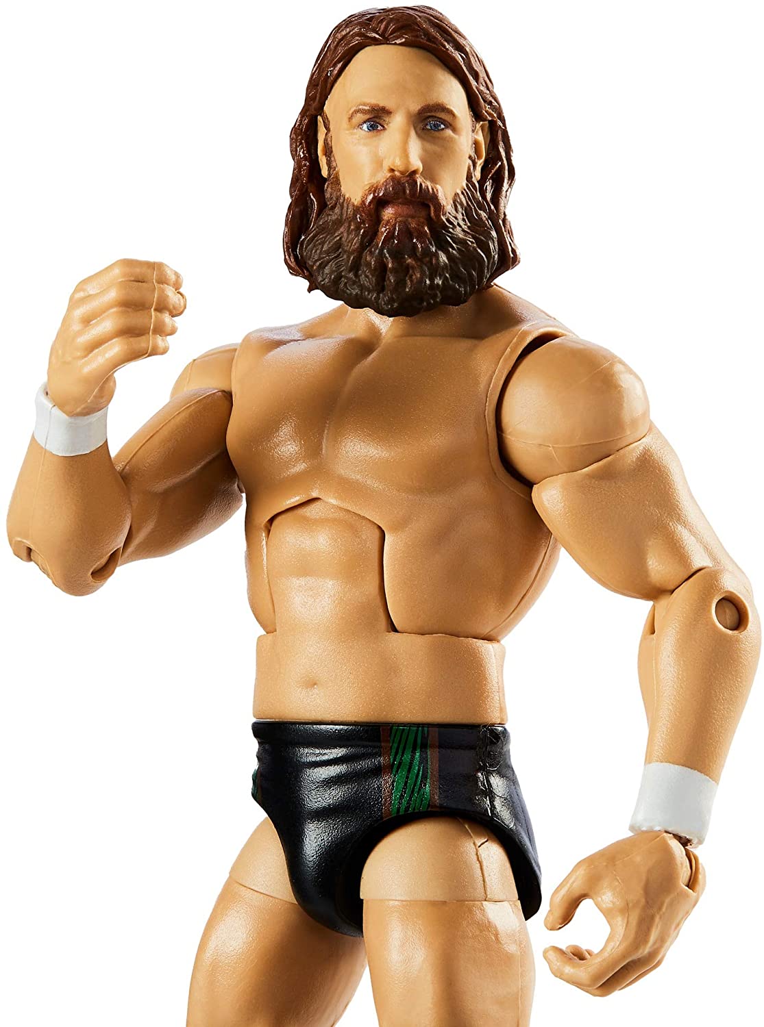 WWE Daniel Bryan Elite Series Deluxe com detalhes faciais realistas