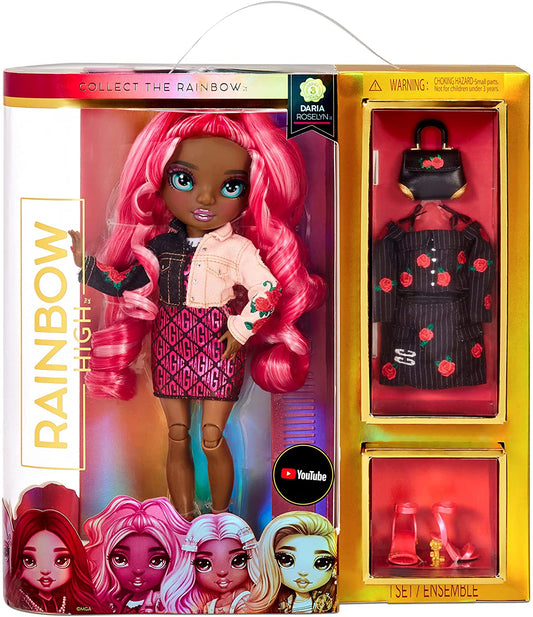 Rainbow High Fashion Boneca DARIA Roselyn Rose