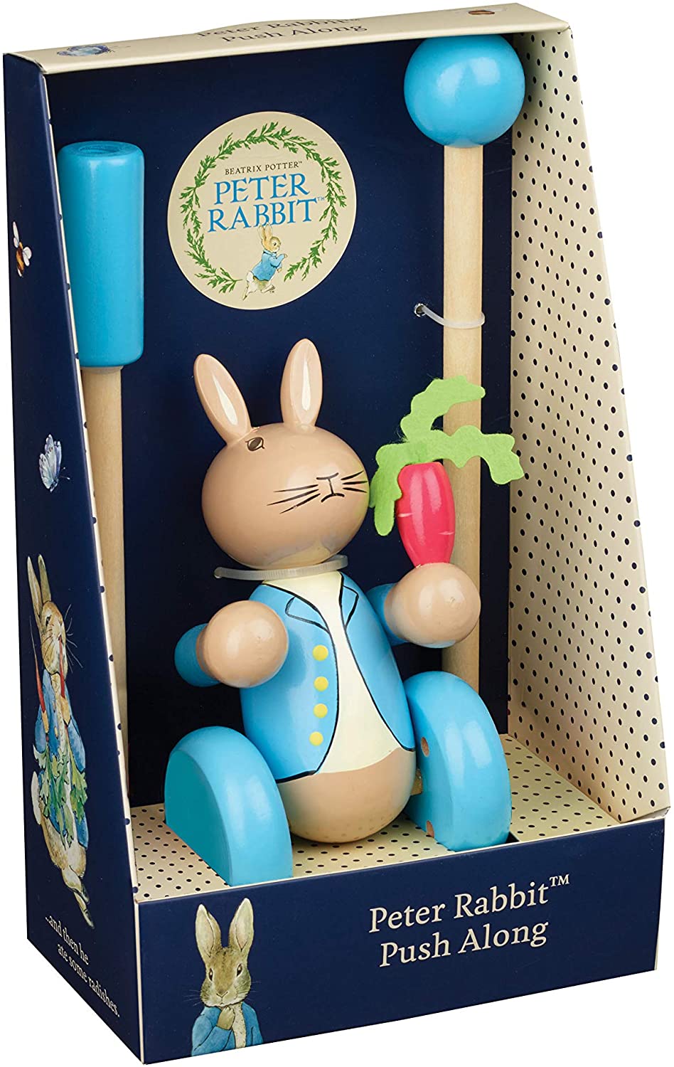 Naranjo Juguetes Peter Rabbit Empujando