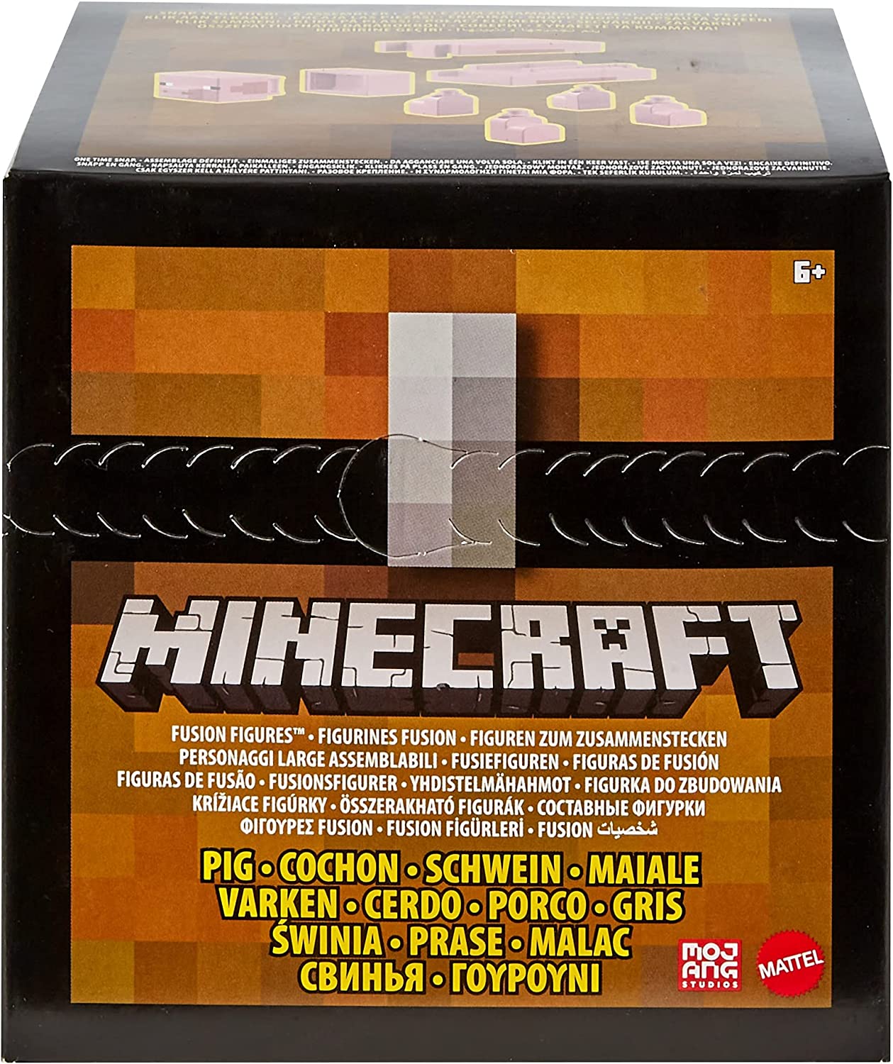 Minecraft Fusion Figures Craft-a-Figure Set, construa seus próprios personagens do Minecraft para brincar, trocar e colecionar, brinquedos para crianças de 6 anos ou mais