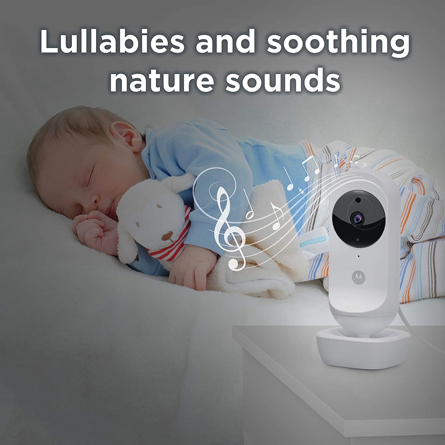 Motorola VM35-2 Ease 35 Twin Babá Eletrônica com 2 Câmeras 5.0 Polegadas