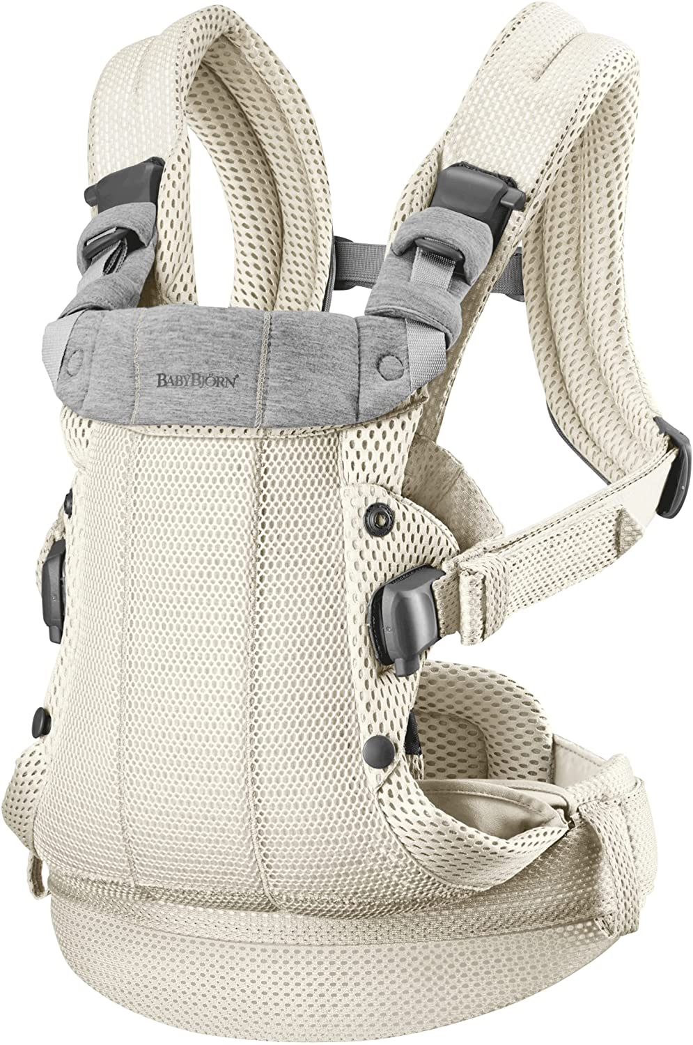 BabyBjorn Harmony Canguru Porta Bebes 3D Mesh Creme