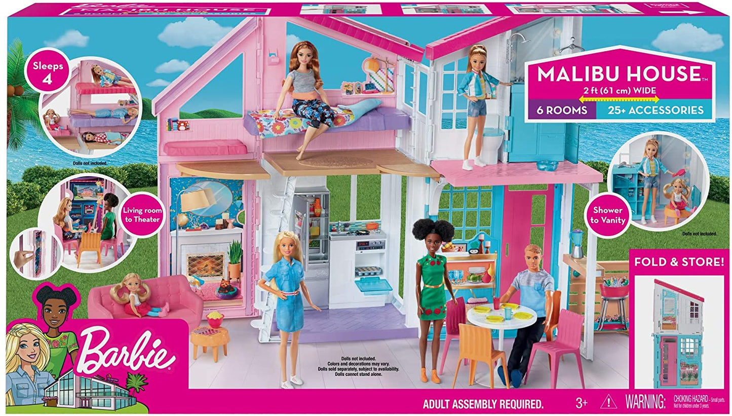 Barbie FXG57 Casa dos Sonhos Malibu, multicor 60 cm