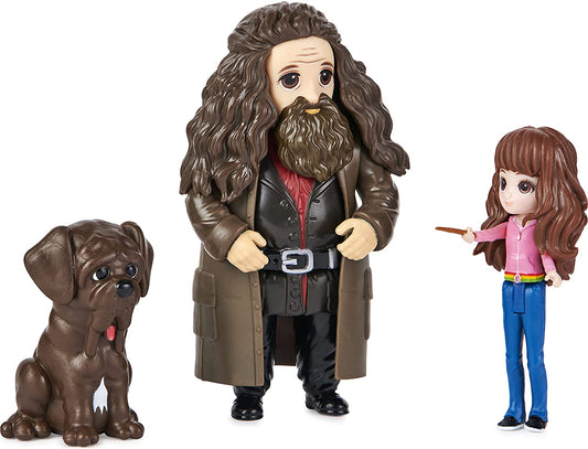 Harry Potter - Set de amistad Magical Minis Hermione y Rubeus Hagrid