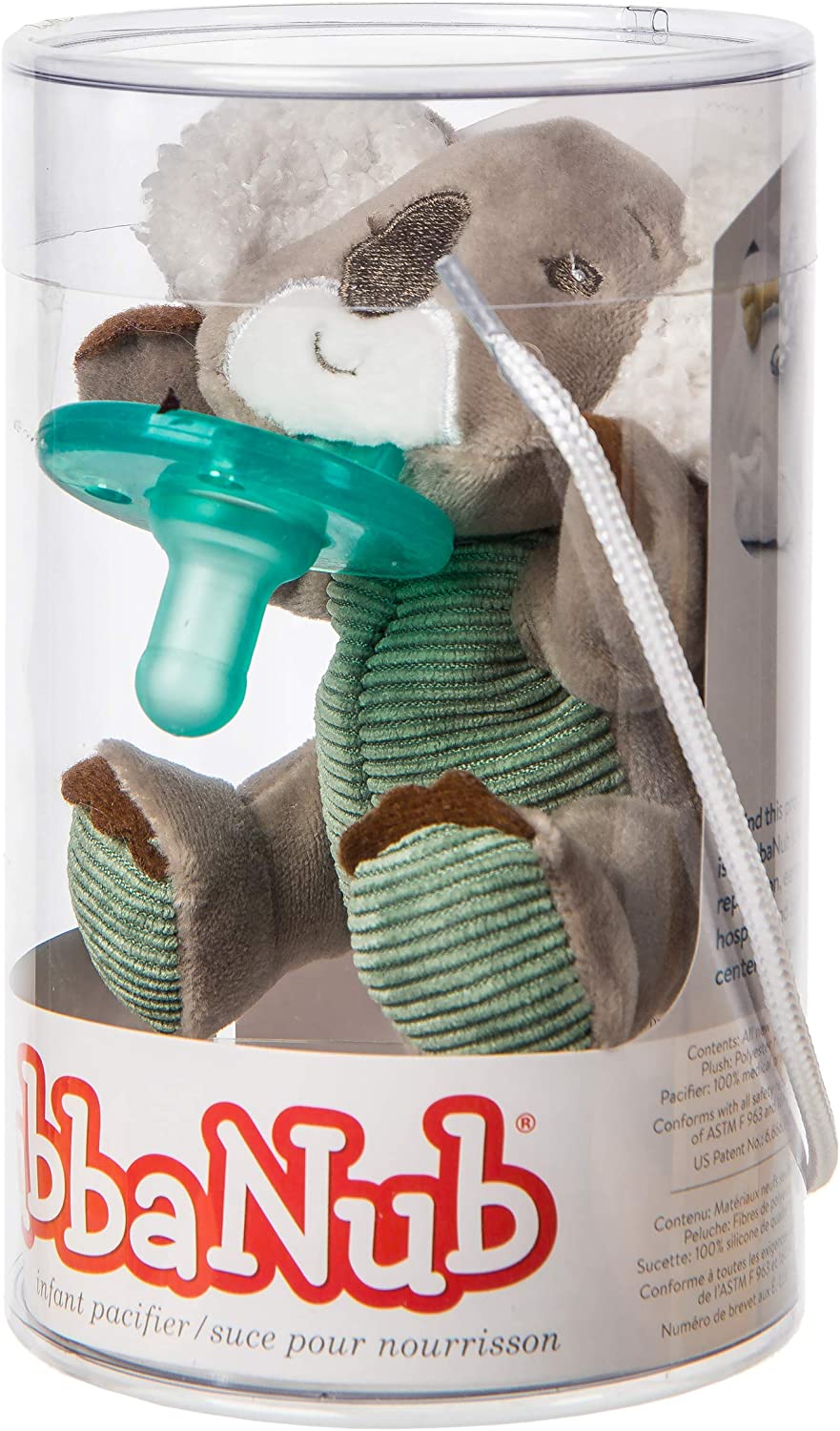 WubbaNub - Koala de Peluche con Chupete