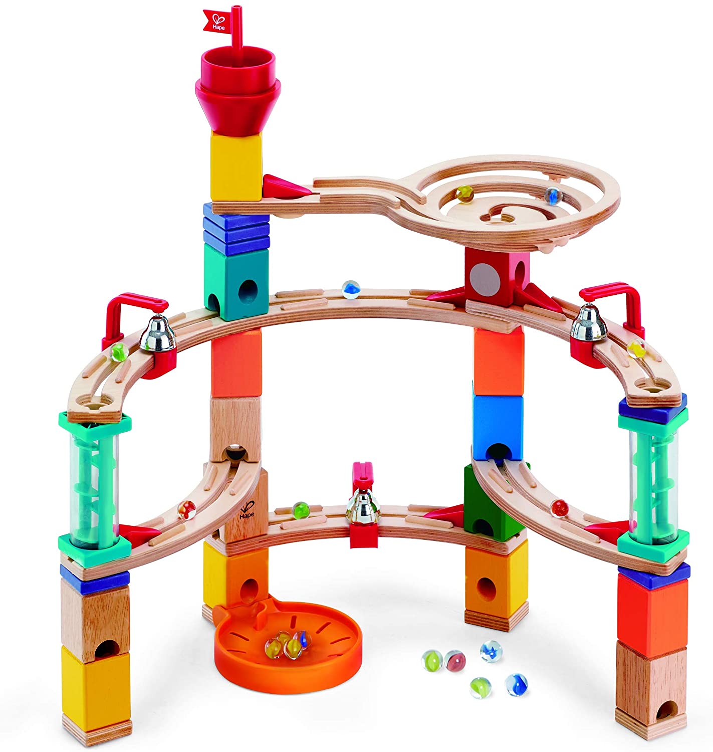 Hape E6019 Quadrilla Castelo Escape Corrida de Bolinhas de Gude