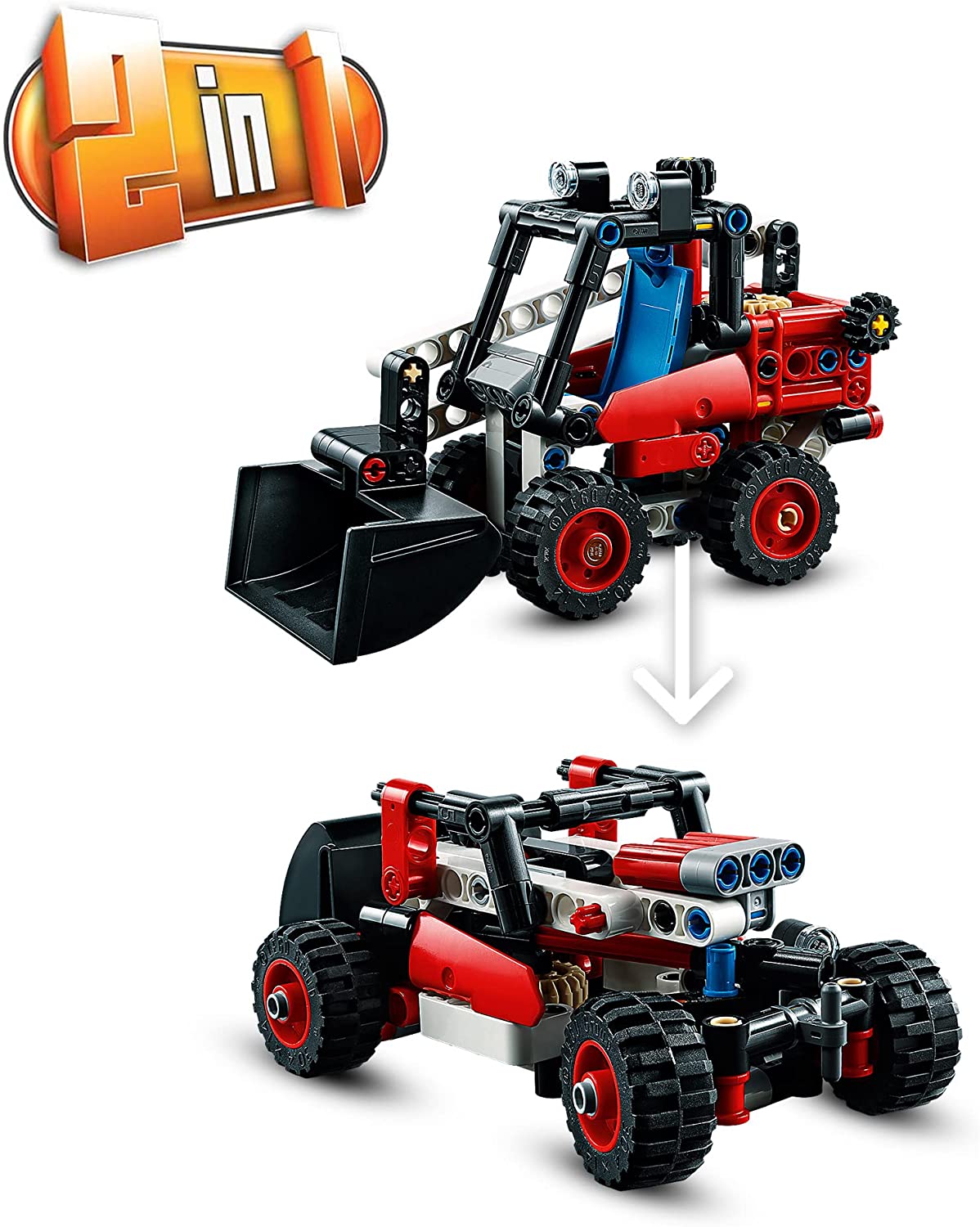 LEGO 42116 - Escavadeira de brinquedo Technic Skid Steer