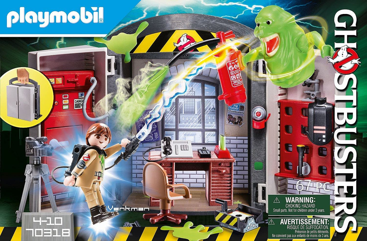 Playmobil Ghostbusters 70318 Play Box