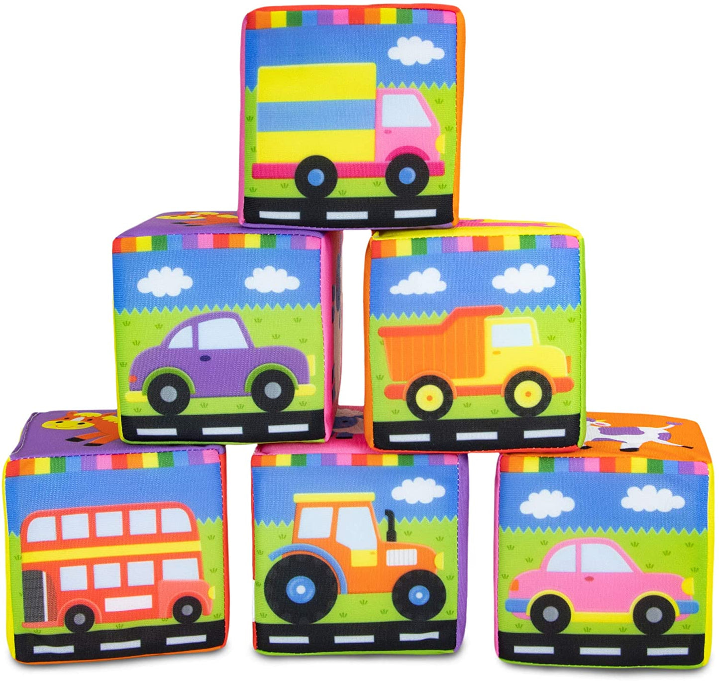 Galt Toys Blocos Macios, Brinquedo de Empilhar para Bebês