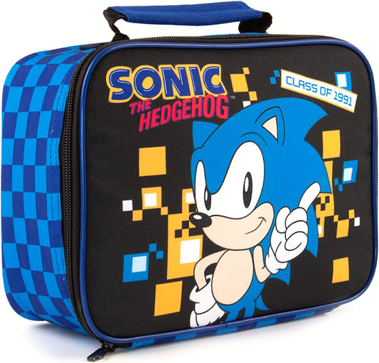 Fiambrera Sonic The Hedgehog para niños | Recipiente de comida Retro Game para niño talla única
