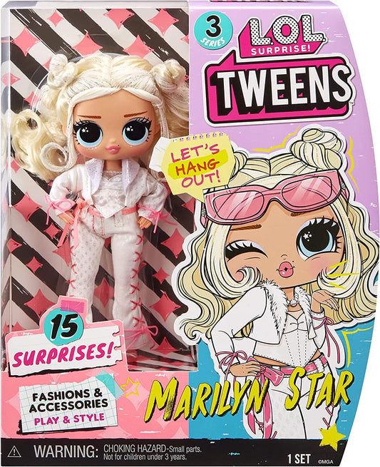 L.O.L Surprise! - Bonecas da Moda MARILYN STAR - 15 cm com 15 surpresas - 3+
