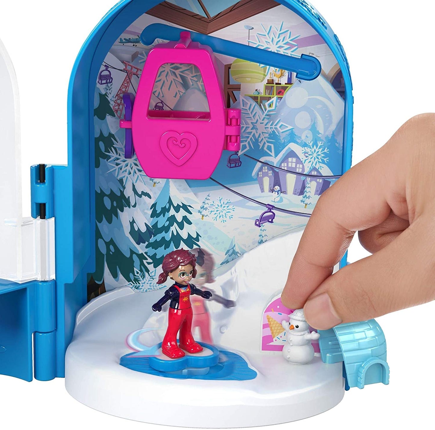 Polly Pocket FRY37 Globo de Neve Segredo Compacto, Multi-Color