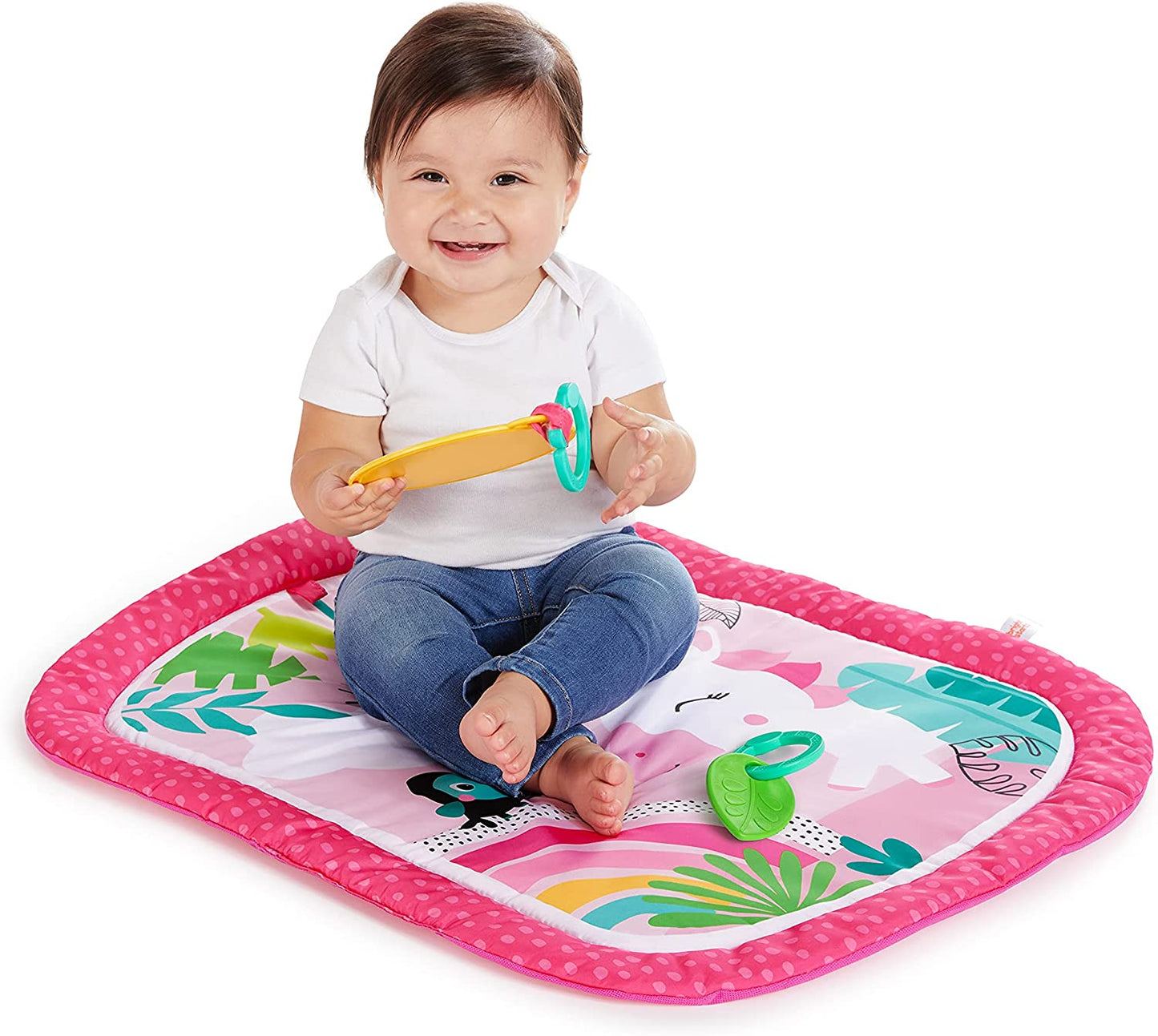 Bright Starts Savana tapete de actividades rosa