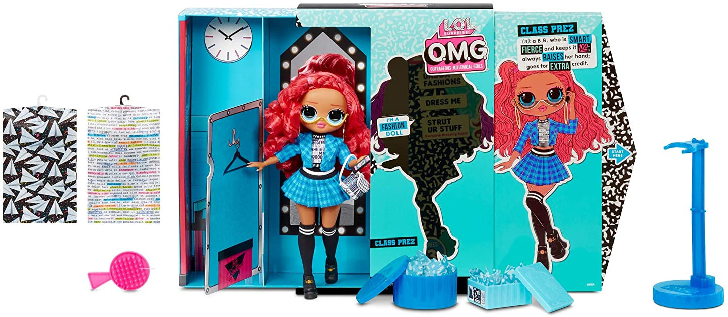 L.O.L Surprise! Class Prez - O.M.G. Series 3 - com 20 surpresas e acessórios