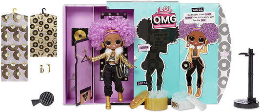 Muñeca de moda LOL Surprise OMG 24K DJ para niños