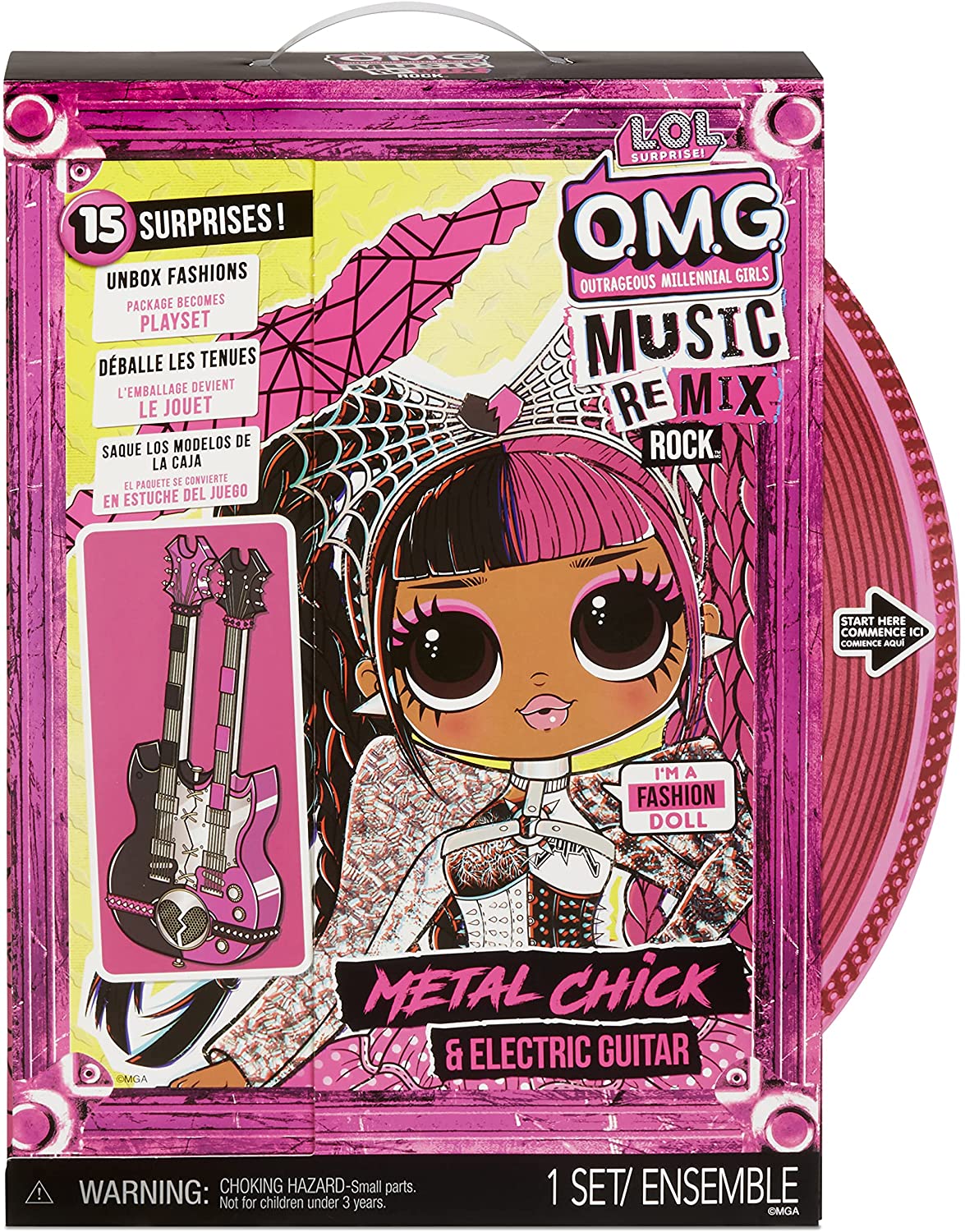 L.O.L. Surprise! OMG Remix Rock METAL CHICK Fashion Doll