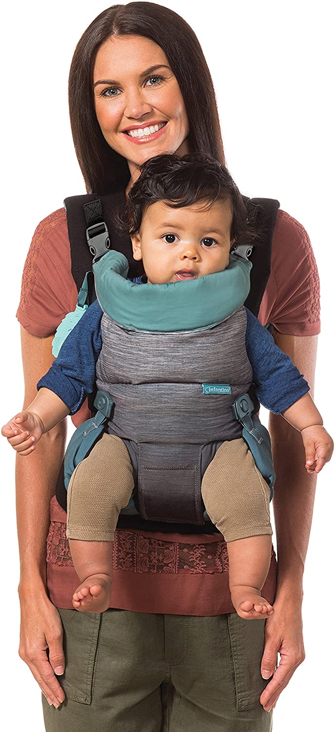 Infantino Go Forward Evolved Carrier - Ergonômico face-in e fade-out, frente e trás Canguru Porta Bebês