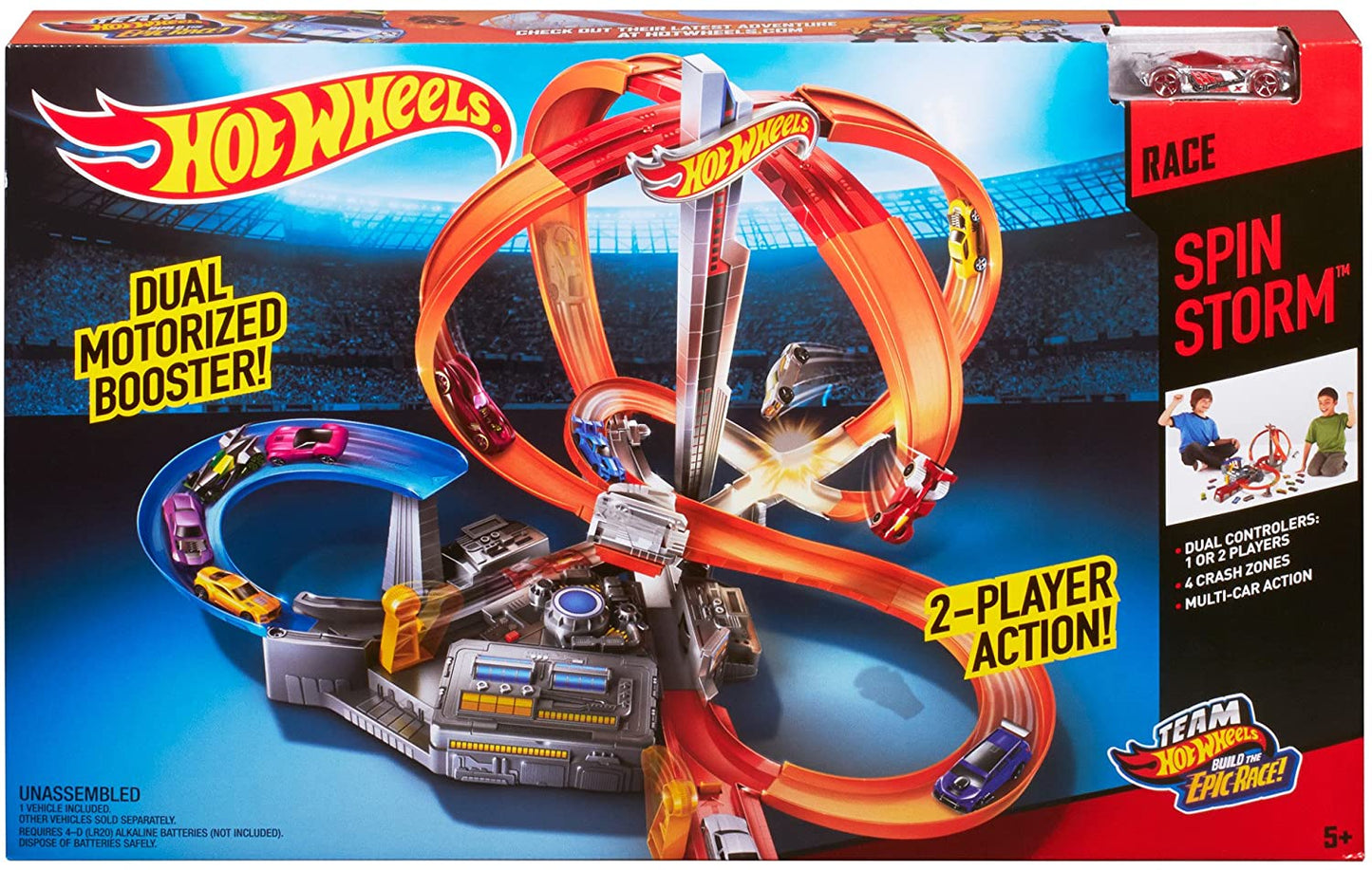 Juego de pistas Spin Storm de Hot Wheels