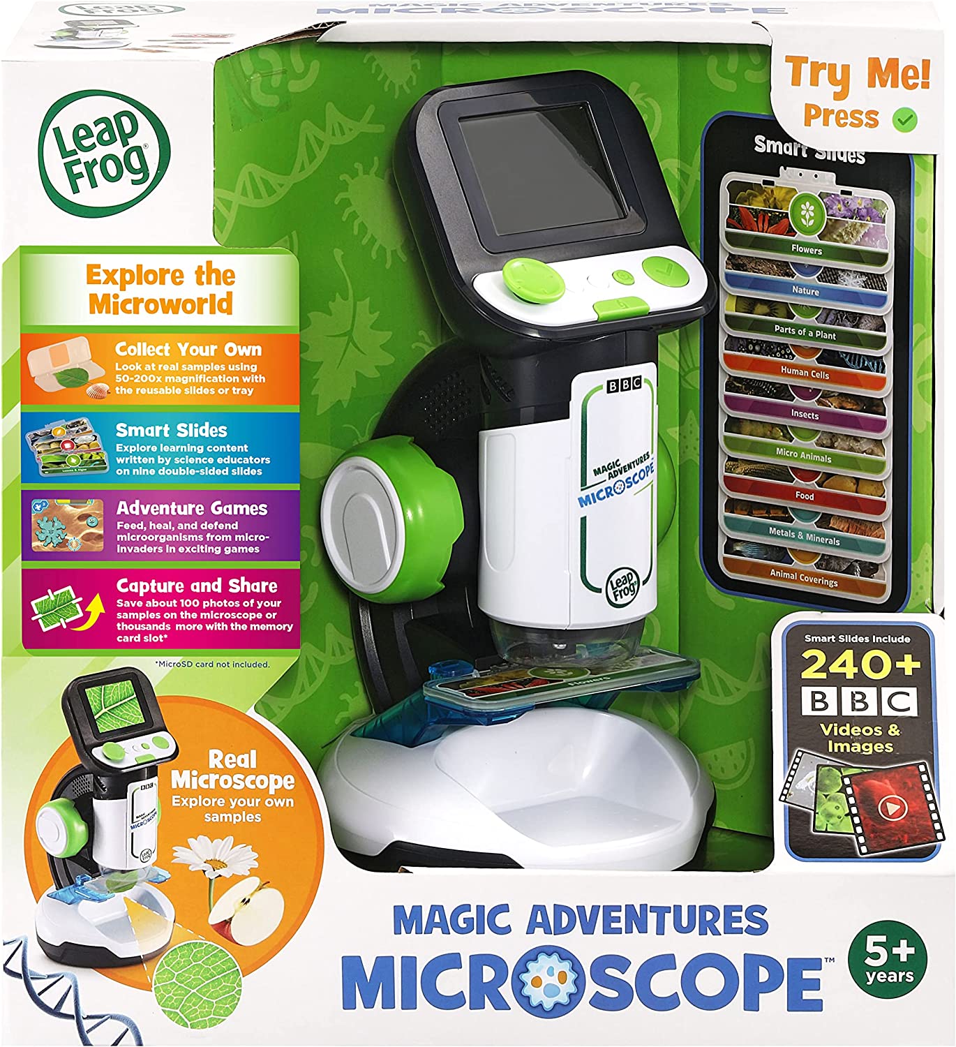 LeapFrog - Microscópio Mágico para Aventuras - 5+